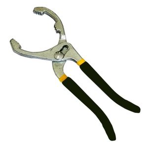 Alicate Saca Filtro De Oleo Tubo Escapamento Ajustavel 50 100mm Mecanico 3 Niveis De Ajuste Emborrachado Profissional