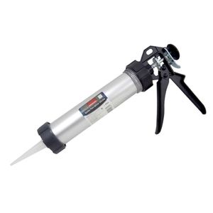 Aplicador Silicone Pu Aluminio Bomba Pistola Grande Engraxadeira Tubo Rejunte Alta Pressao Profissional