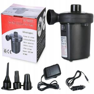 Inflador Bomba Ar Compressor Eletrico Enche Bexiga Infla Desinfla Colchao Bote Inflaveis Casa E Carro Trivolt