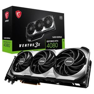 Placa De Vídeo Nvidia Msi Geforce Rtx 4080 Ventus 16gb Ddr6, 256 Bits - 912-v511-044