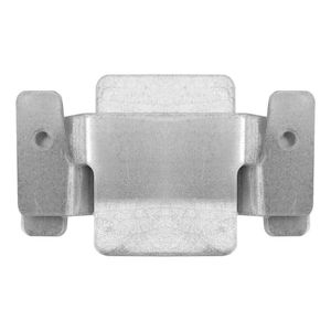01 Par Conector De Encaixe Para Móveis Compátivel Sofá Cabeceira Painel Galvanizado - Desk Design