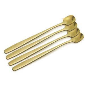 Conjunto De Colheres Para Café Dourada Inox - 4 Peças - Mimo Style