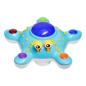 Estrela Lalá Bate E Volta Musical - Dm Toys Azul