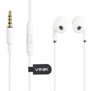 Fone De Ouvido Sound Pods Branco Com Microfone Cabo 1.2m