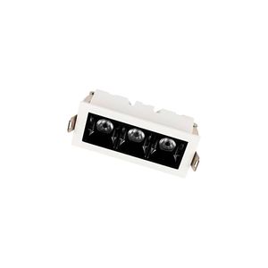 Spot De Embutir Taschibra Arch Pontual Led 6w Bivolt Branco/preto 2700k Luz Amarela 15090433