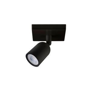 Spot Direcionável De Sobrepor Taschibra Direct Linear Led Mr16 4w Bivolt Preto 3000k Luz Amarela 15090219