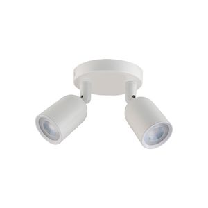 Spot Direcionável De Sobrepor Taschibra Direct Circular Led Mr16 8w Bivolt Branco 3000k Luz Amarela 15090212