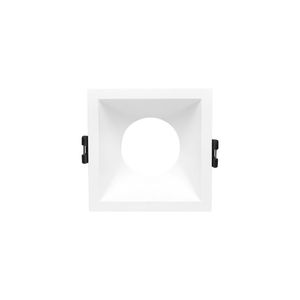 Spot De Embutir Recuado Taschibra Piazza Mr16 Gu10 Quadrado Bivolt Branco 15090375