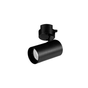 Spot Direcionável Para Trilho Eletrificado Taschibra Doppio Led Par 20 12w Bivolt Preto 3000k Luz Amarela 15090416
