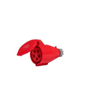 Acoplamento Móvel Industrial 3p+n+t 32a 6h 380v Vermelho