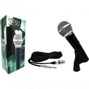 Microfone Com Fio Profissional Ls50 Com Cabo De 5 Metros...