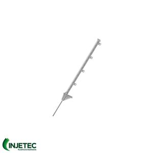 Vareta Plástica 70cm 04 Alças Cinza Injetec 10 Unidades