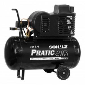 Compressor Schulz Csi 7.4 Pratic Air 30lts 140lbs 220v