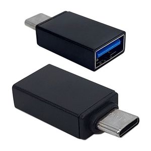 Adaptador Tipo-c (macho) X Usb (fêmea) Gv Brasil, Preto - Adt.1092