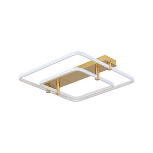 Plafon Skylight Listo 3107q Led Bivolt Branco/dourado