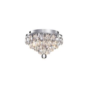 Plafon Skylight Aryas 3022 G9 Bivolt Cromado/transparente