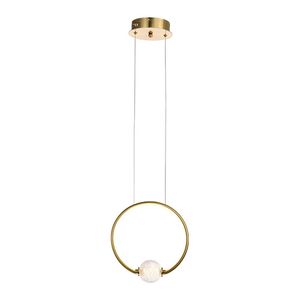 Lustre Pendente Skylight Letto 3093 Gold Led Bivolt