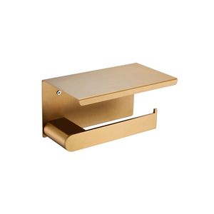 Papeleira Com Suporte Lorenzetti Loren Trend 2024 G87 Brushed Gold