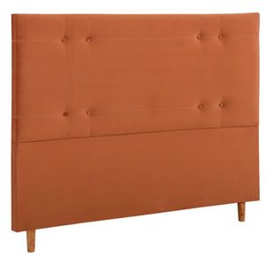 Cabeceira Solteiro Luxo Clássica Veludo Mac Interiores Terracota