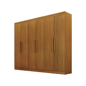 Guarda Roupa 6 Portas Canadá Em Mdf Leifer Cinamomo