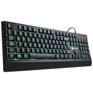 Teclado Gamer Defender Abnt2 Multimidia Led 7 Cores 1.8 Metros Usb - Gt300