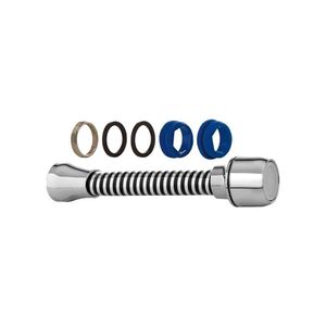 Extensor Plástico Para Torneira Com Arejador 14cm Blukit Cromado