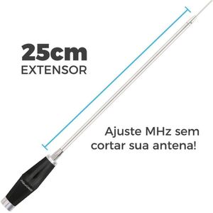 Antena Mini Marinox Para Rádio Px 10 E 11metros Com...