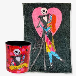 Kit Manta Com Balde Jack E Sally – O Estranho Mundo De Jack