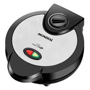 Máquina De Waffle Mondial Waffle Maker Gw 01 Preto 220v