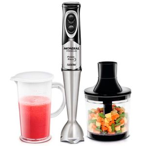 Processador Power Mixer 2 Em 1 M07 Mondial Preto Com Inox 110v