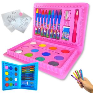 Kit 50 Maleta 24 Peças Pintura Escolar Infantil Estojo [f114]