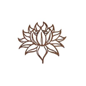Mandala Flor De Lotus Em Mdf Natural [f031]