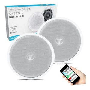 Kit Arandela 6 Leson 2lsredbr 70w Rms Redonda Branca - Par - 2 [f002]