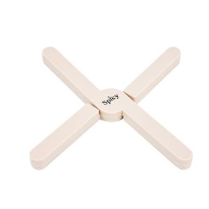 Descanso De Panela Em Silicone Spicy Bege