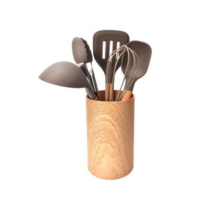 6 Utensílios Em Silicone Kenya Cinza