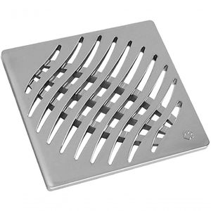 Grelha Para Ralo Pvc Quadrada Cromada 150mm - Tigre
