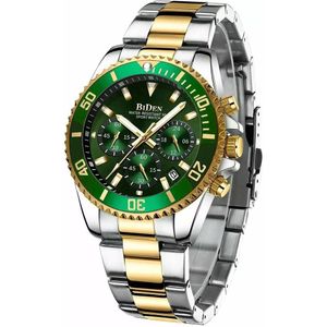 Relógio Masculino Biden 0163g Prova D´água Aço Inoxidável 2