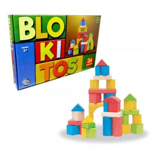 Blokitos Em Madeira - Pais E Filhos