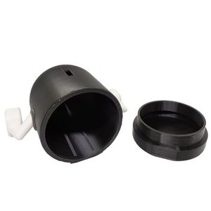 Bullet Bill Mario Bala Canhão 3d Geek Porta Objeto Decorativo Cofre 18cm Preto