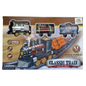 Classic Train Play Set Com 11 Peças - Toy King