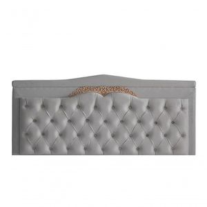 Cabeceira De Cama Box Painel Barcelona Queen 160 Cm Retro Capitonê Botão Encapados Suede Prata Do Lar Móveis