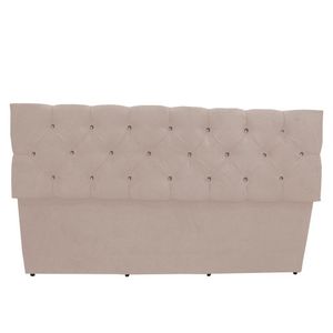 Calçadeira Baú Paris Queen 160 Cm Botão Strass Suede Porcelana Do Lar Móveis