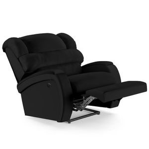 Poltrona Do Papai Reclinável Kalie Power Elétrica Massagem Fh9 Pu Preto - Mpozenato
