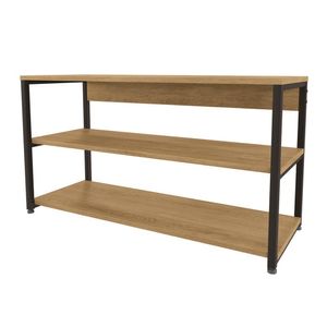 Sapateira Industrial 3 Prateleiras 88 Cm Li020 Freijo Preto Fosco Kpb