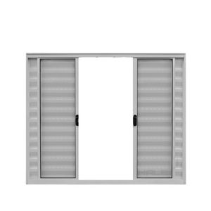 Veneziana 6 Folhas De Correr S/grade 1.00 X 1.50 Alumínio Branco Linha Modular - Hale