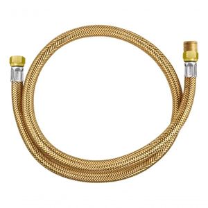 Engate Flexível Metal Tombak Para Linha Gás 1mt - Jackwal