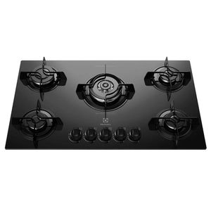 Cooktop 5 Bocas Electrolux A Gás Com Tripla Chama KE5TP Bivolt