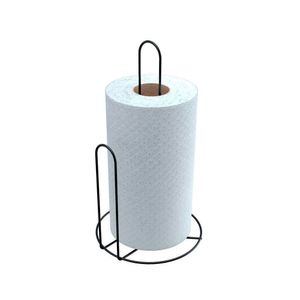 Porta Papel Toalha De Mesa Em Aço - Stolf Preto