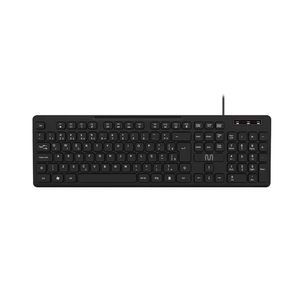 Teclado Com Fio Conexao Usb C- Cabo De 180cm Preto Tc294