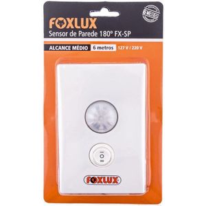 Sensor De Presenca Parede 180° Branco Bivolt